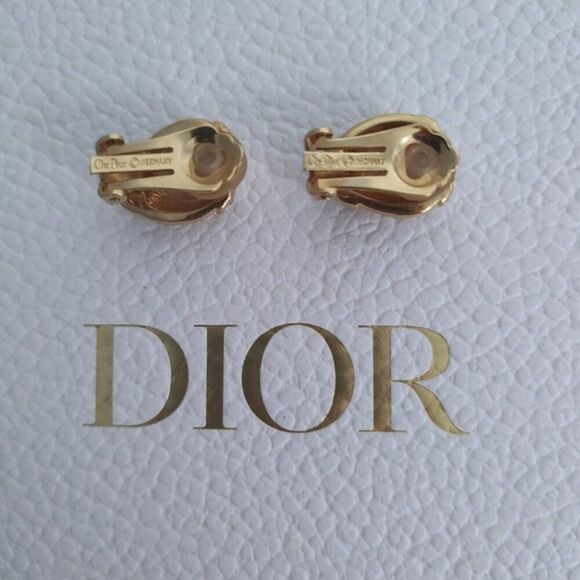 Christian Dior vintage earrings made in Germany EUC - Picture 10 of 10